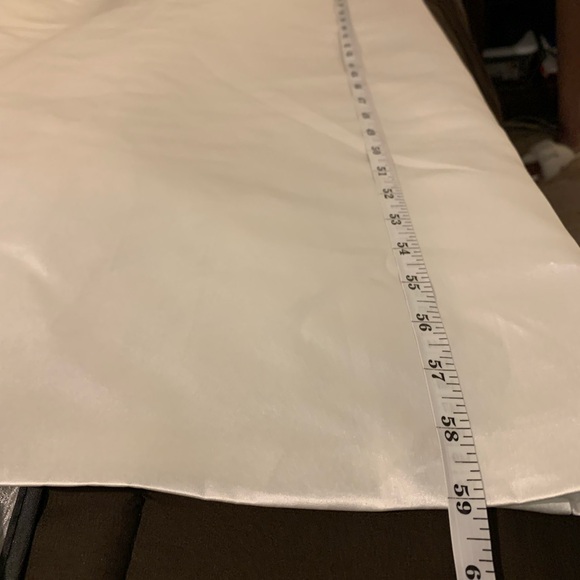 Mermaid One Shoulder Ivory Beaded Ruffles Long Prom wedding Evening Formal - Picture 2 of 7